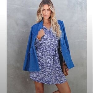 Collective Concepts  Women's Abstract Polka Dot Wrap Dress Size XL